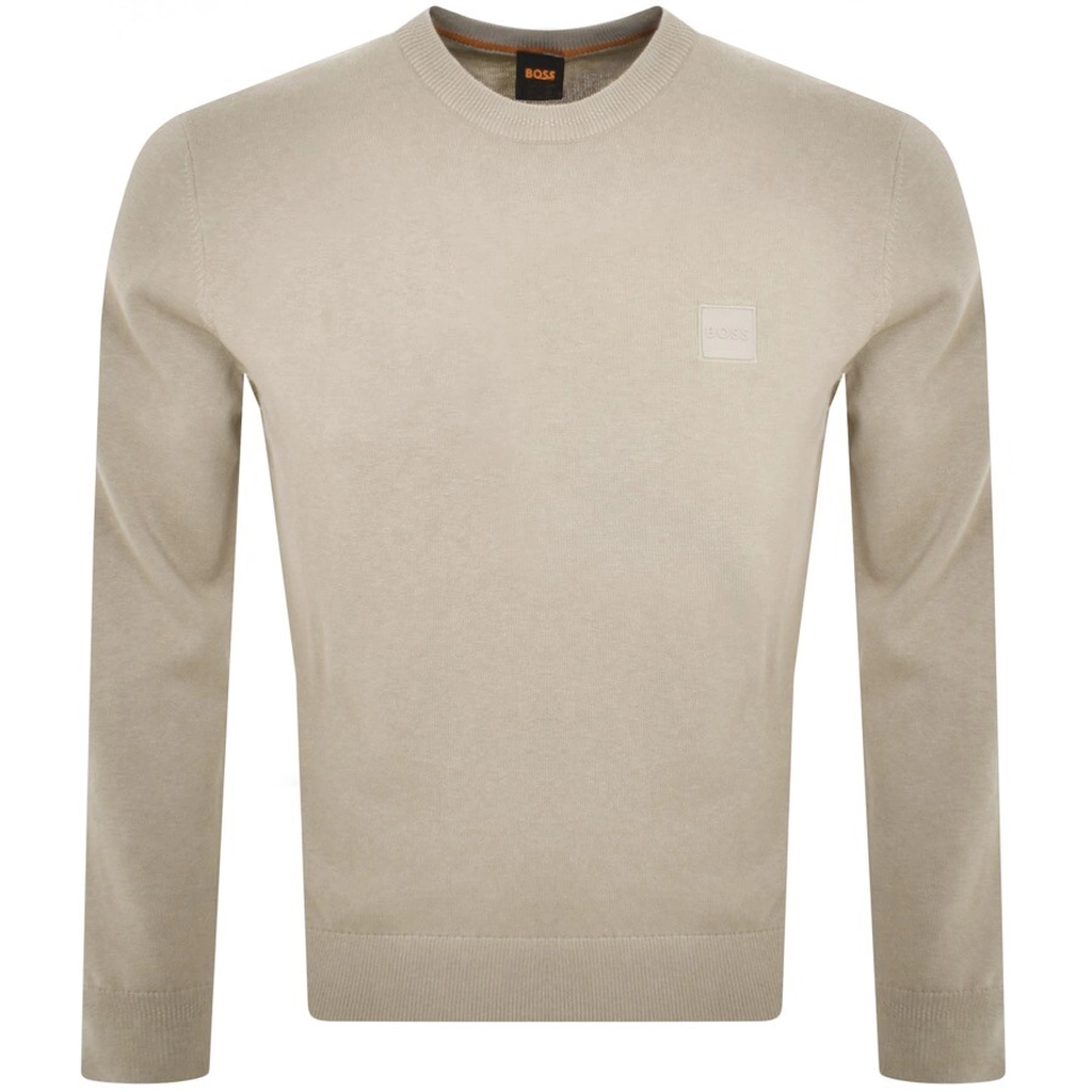 Hugo Boss BOSS Kanovano Knit Jumper Beige